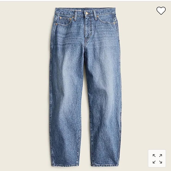 High-rise Peggy tapered jean in Authentic Bluewash - Picture 4 of 4